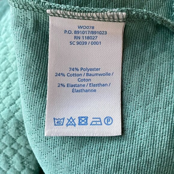 Boden Women's Long Sleeve Green Shirt, US 2 - Picture 9 of 9